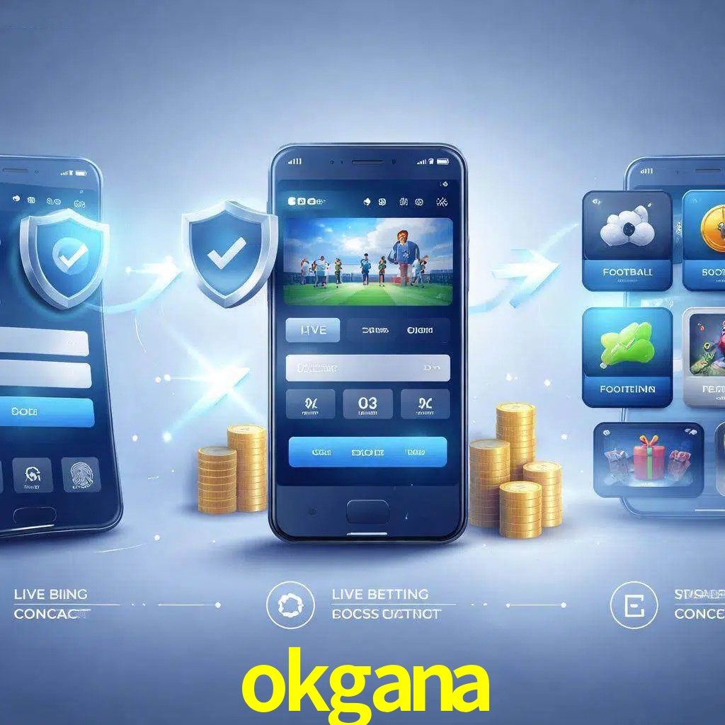 Pasos de acceso a la app okgana en pantalla de teléfono móvil